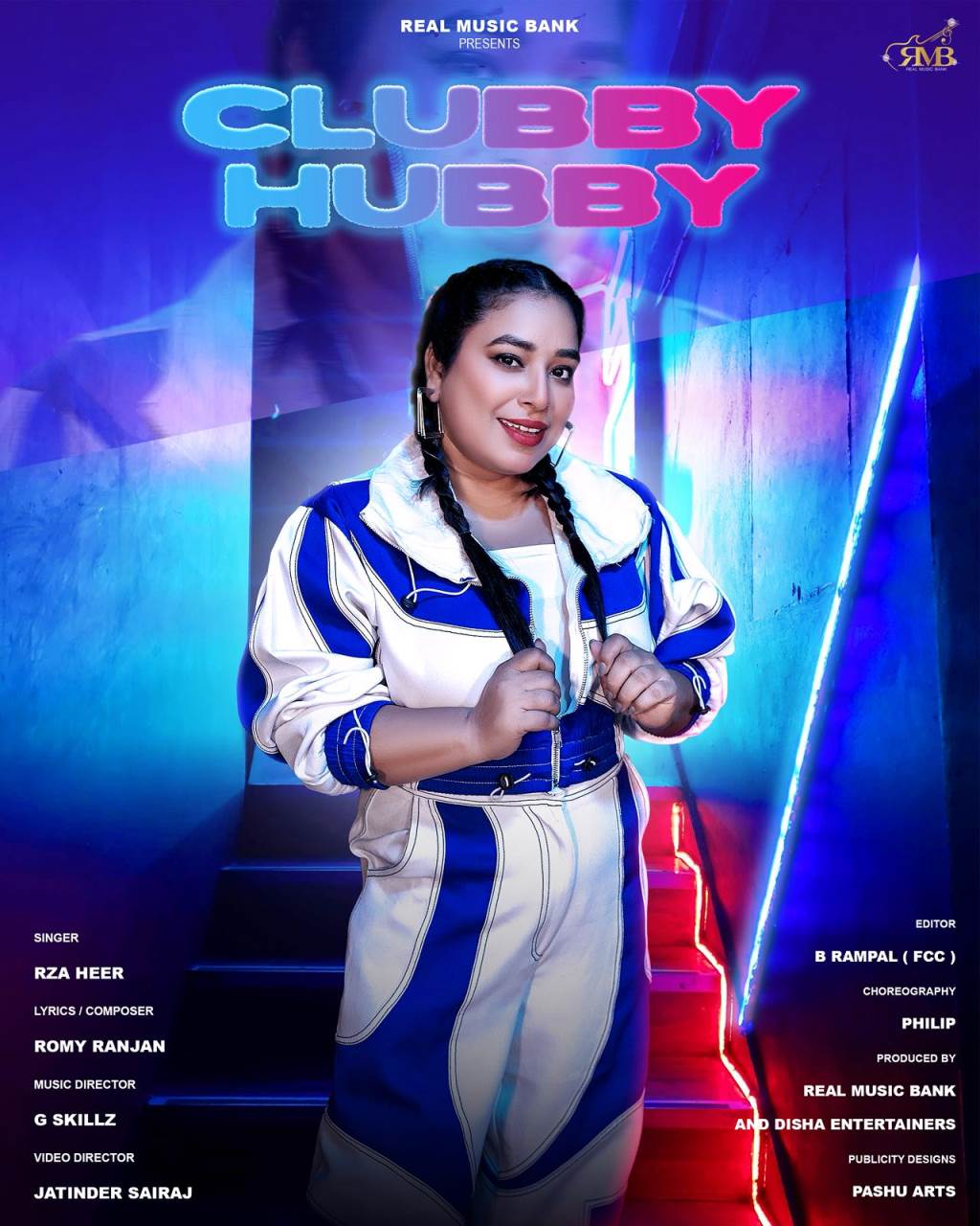 Real Music Bank and Disha Entertainers proudly presents Clubby Hubby by Rza Heer